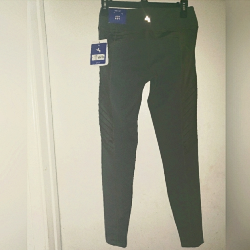 JoyLab Women's Premium Mid-Rise Moto Leggings brand new